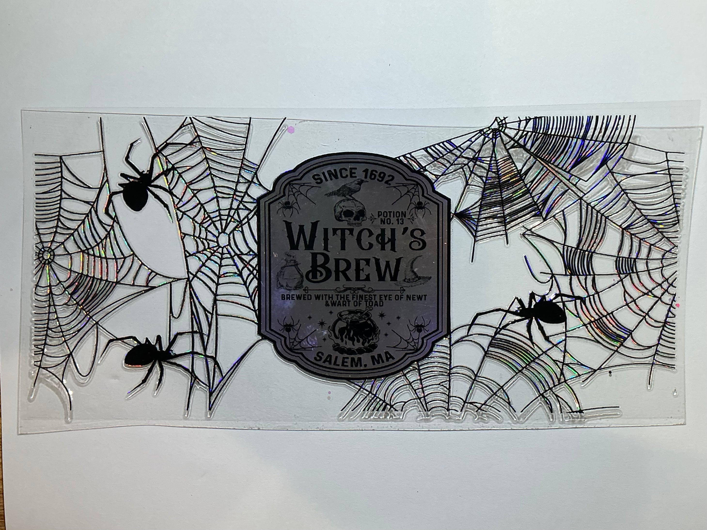 The witches brew