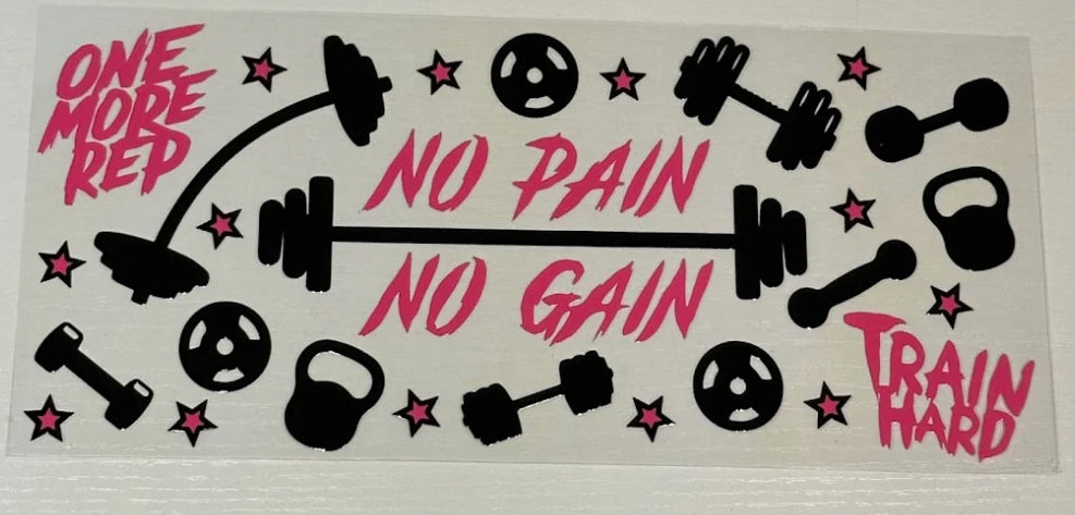 No pain no gain