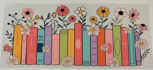 Books and flowers